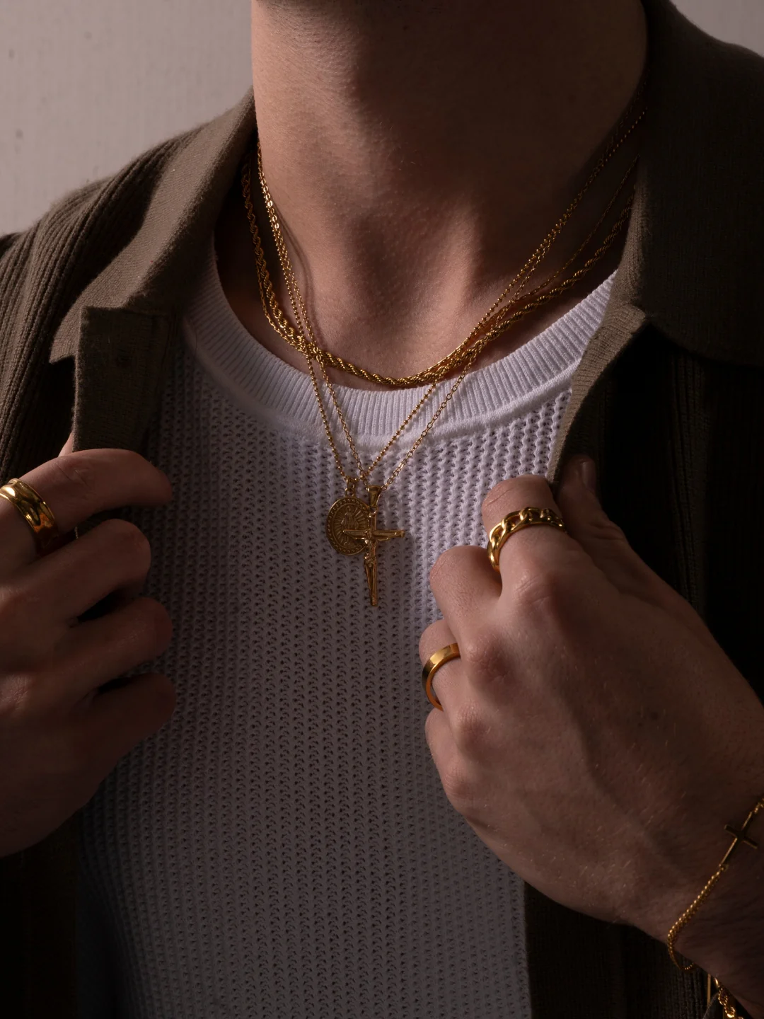 CHRISTIAN CHAIN SET | 18K Gold - Image 4