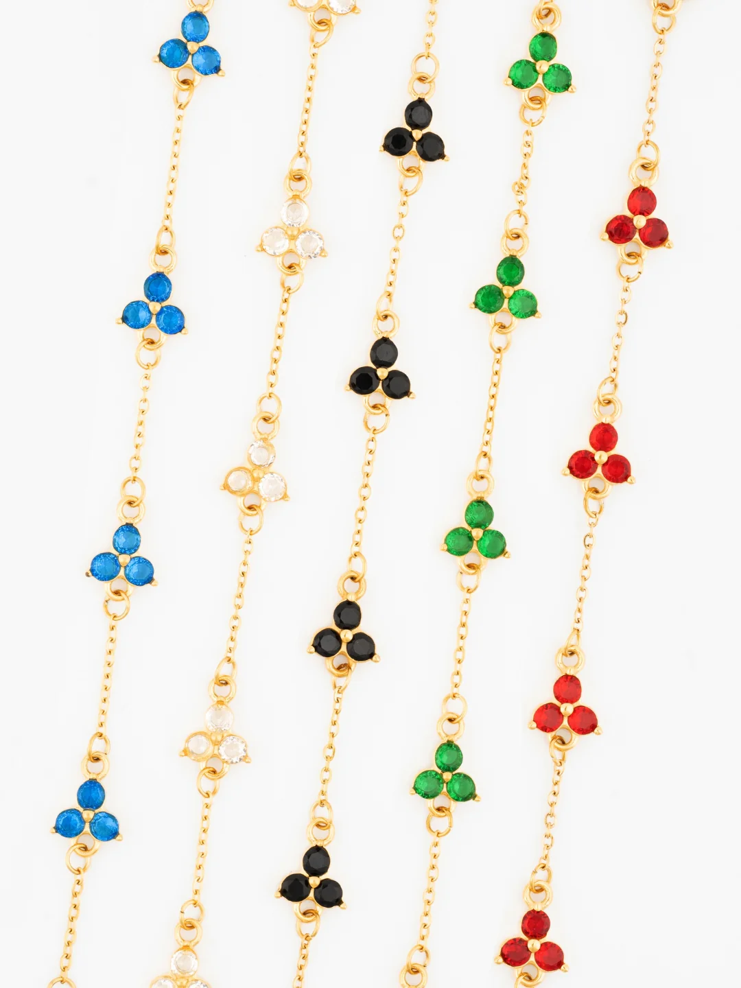 RED CLOVER BRACELET | 18K Gold - Image 8