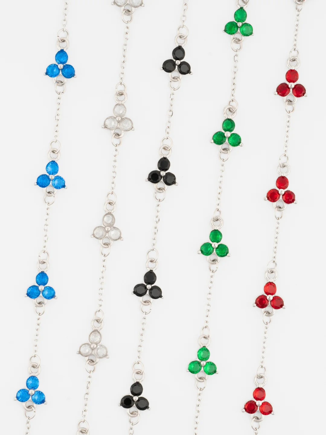 CLOVER BRACELET SET | Silver - Image 7