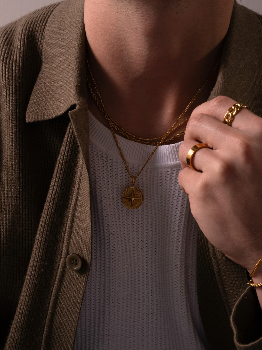 COMPASS CHAIN | 18K Gold - Image 6