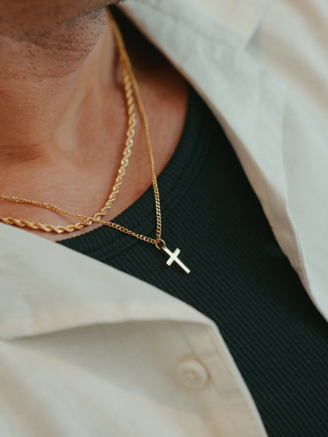 CROSS CHAIN | 18K Gold - Image 4