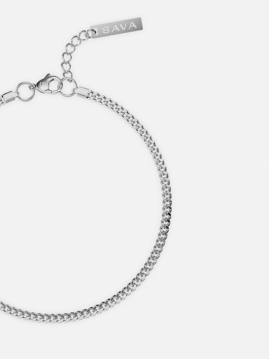 CUBAN BRACELET 3MM | Silver - Image 3