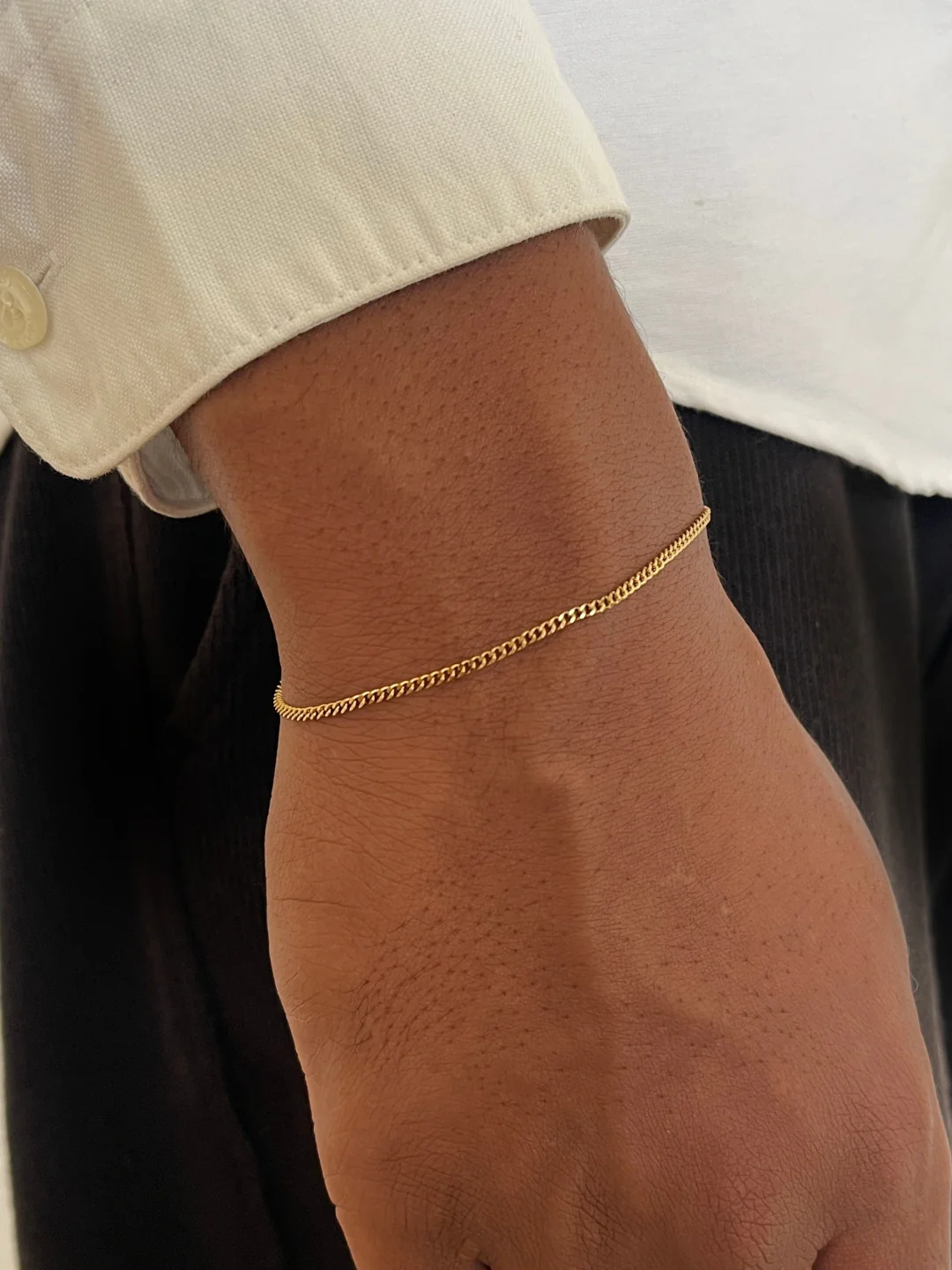 CUBAN BRACELET 1.8MM | 18K Gold - Image 2
