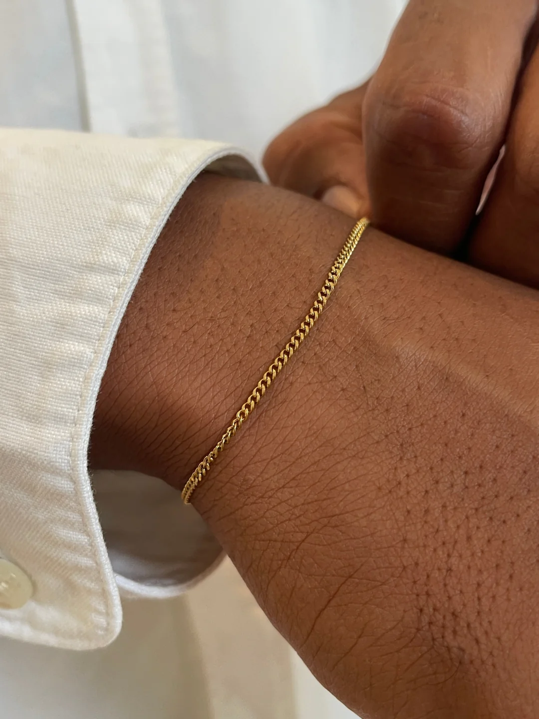CUBAN BRACELET 1.8MM | 18K Gold - Image 4