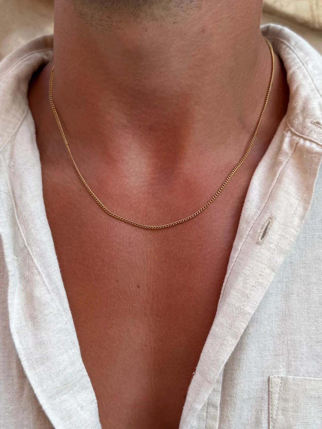 CUBAN CHAIN 1.8MM | 18K Gold - Image 2
