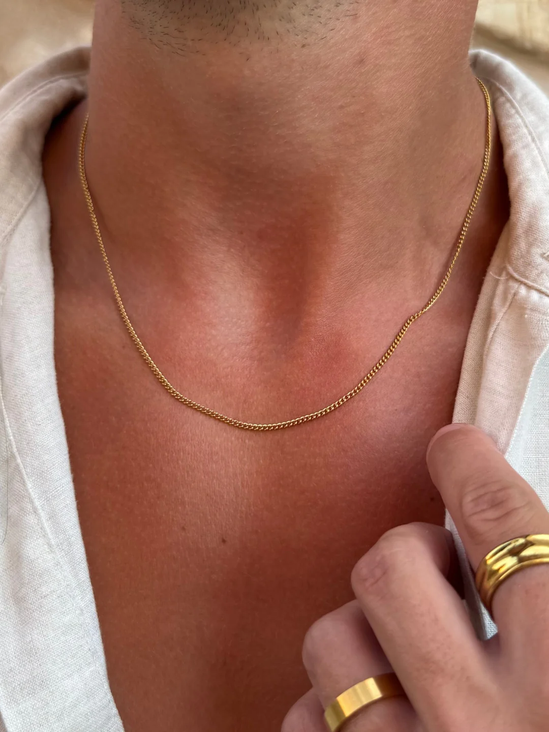 CUBAN CHAIN 1.8MM | 18K Gold - Image 4