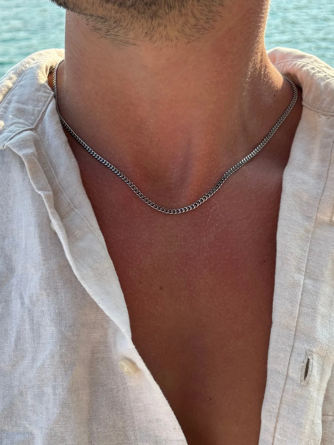 CUBAN CHAIN 3MM | Silver - Image 2