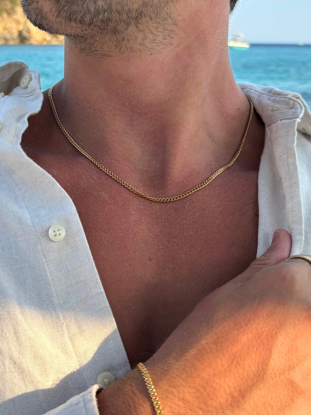 CUBAN CHAIN 3MM | 18K Gold - Image 2