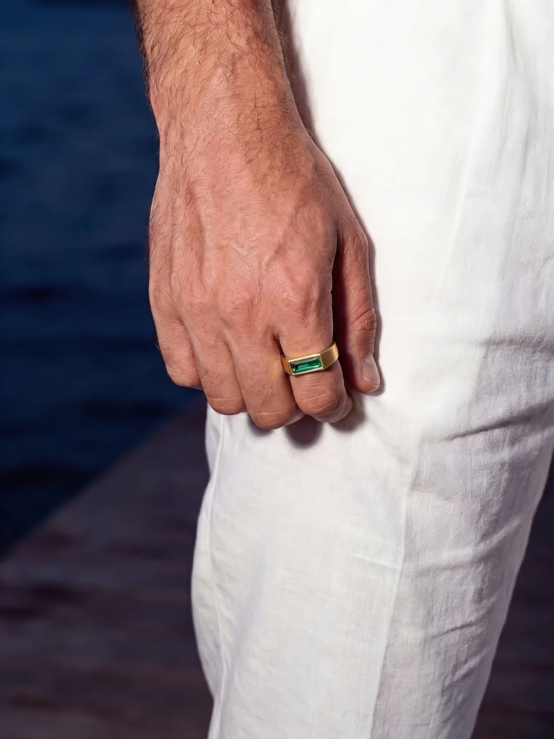 GREEN COMO RING | 18K Gold - Image 4