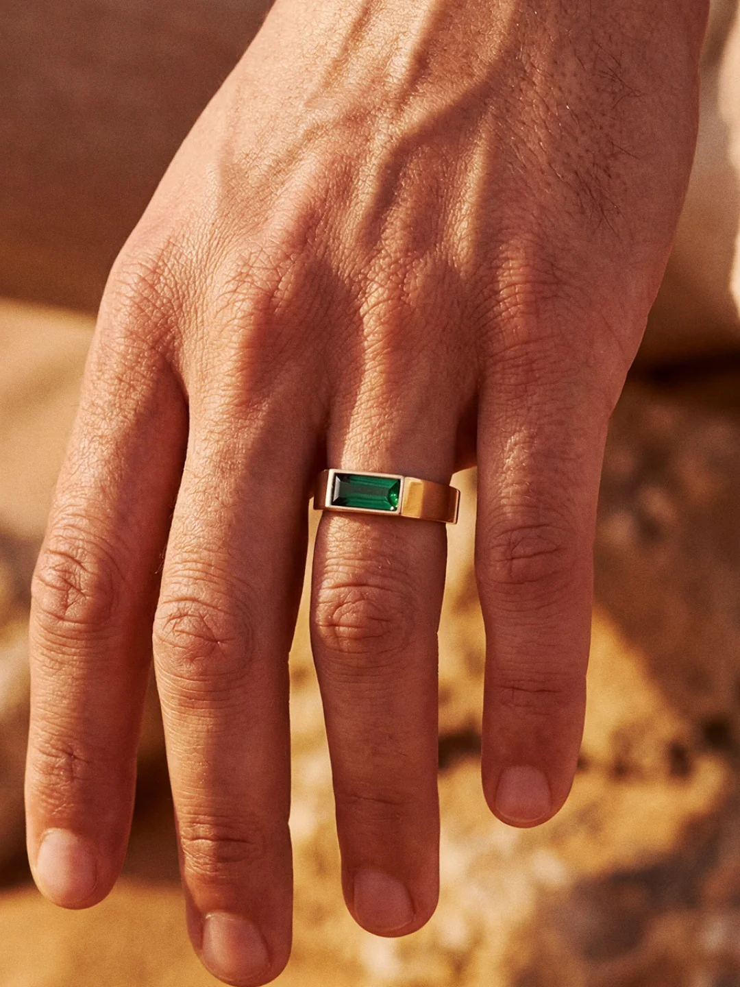 GREEN COMO RING | 18K Gold - Image 6