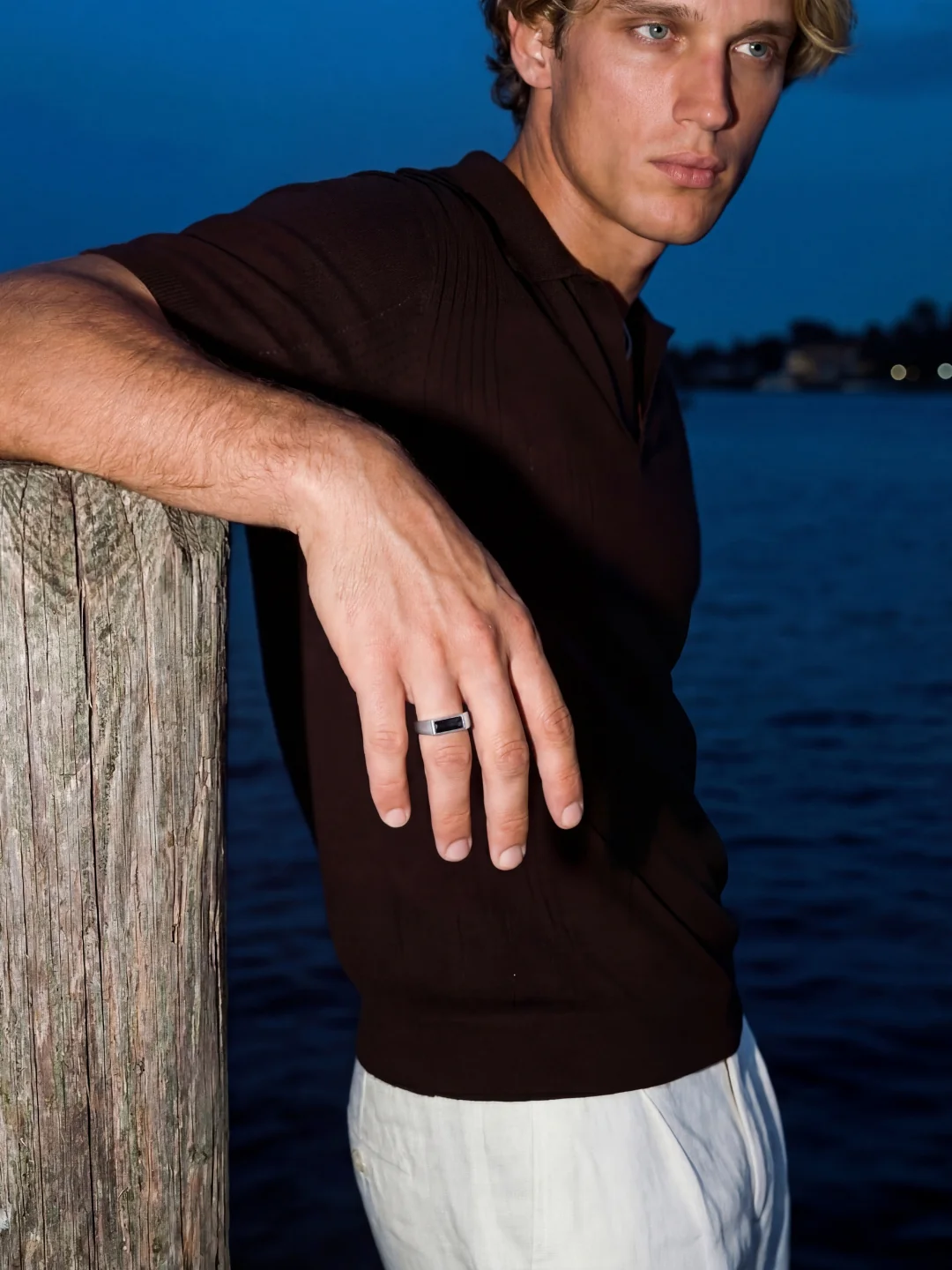 MIDNIGHT COMO RING | Silver - Image 2