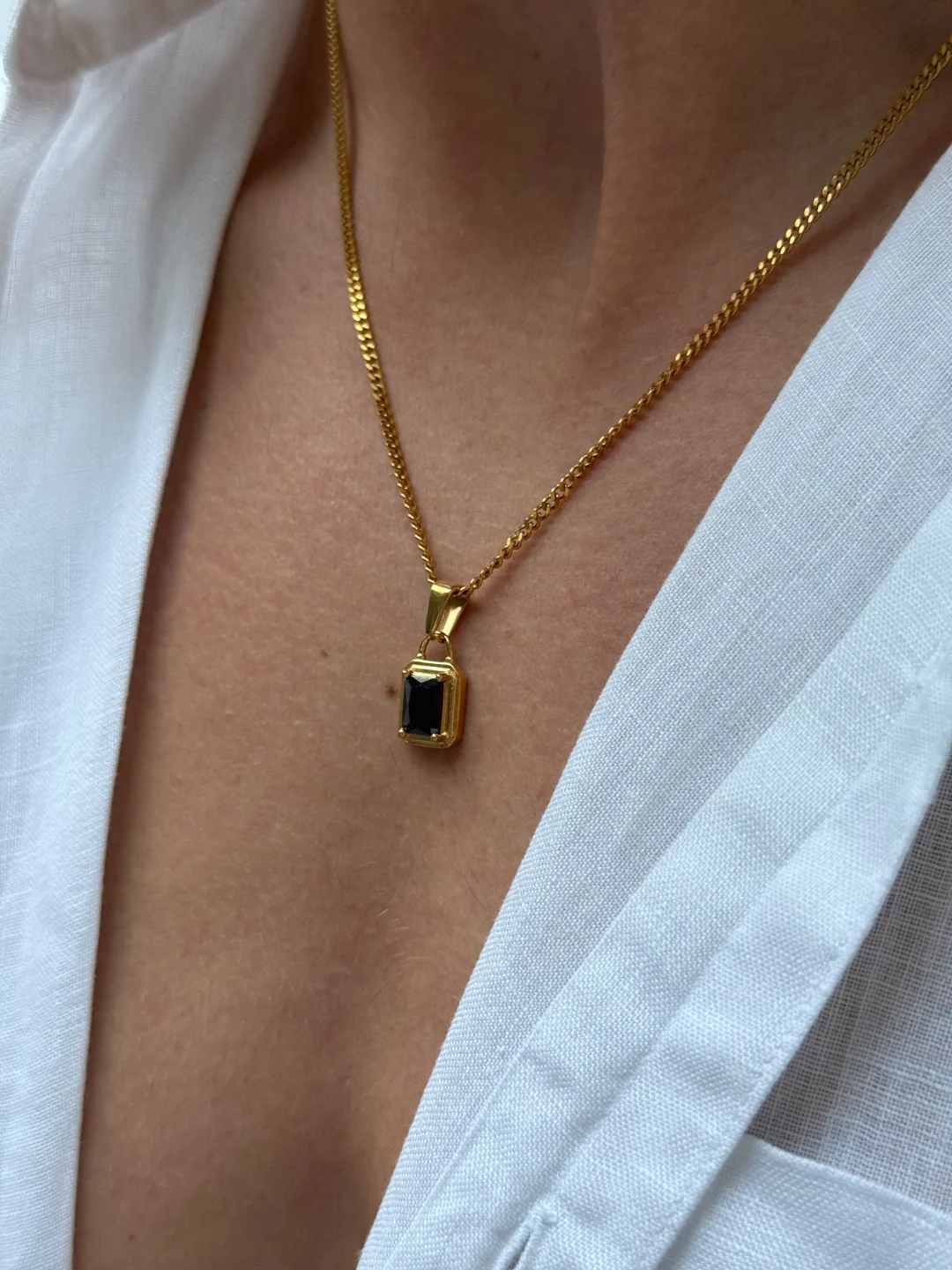 MIDNIGHT GEMSTONE CHAIN | 18K Gold - Image 9
