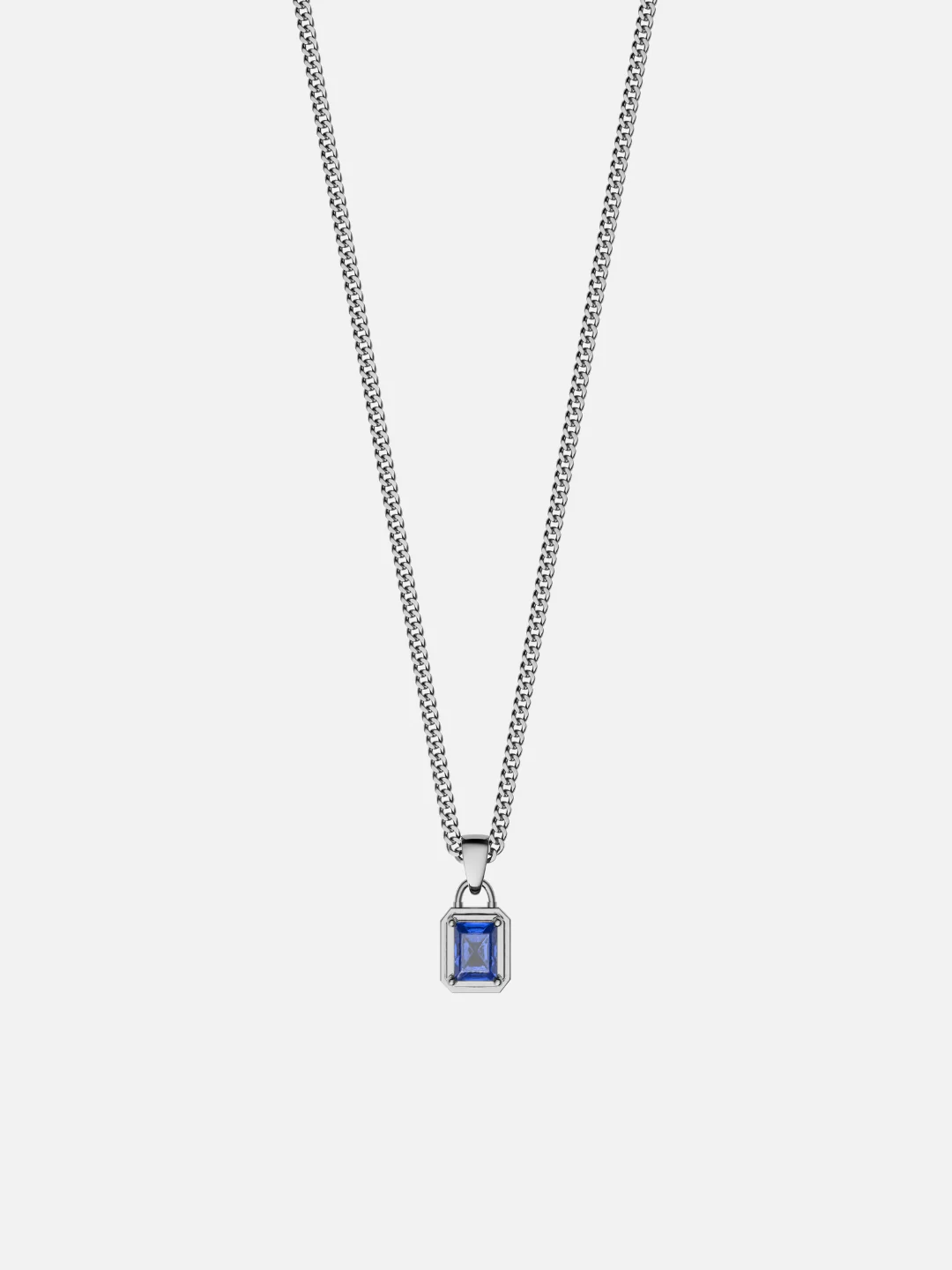 OCEAN GEMSTONE CHAIN | Silver