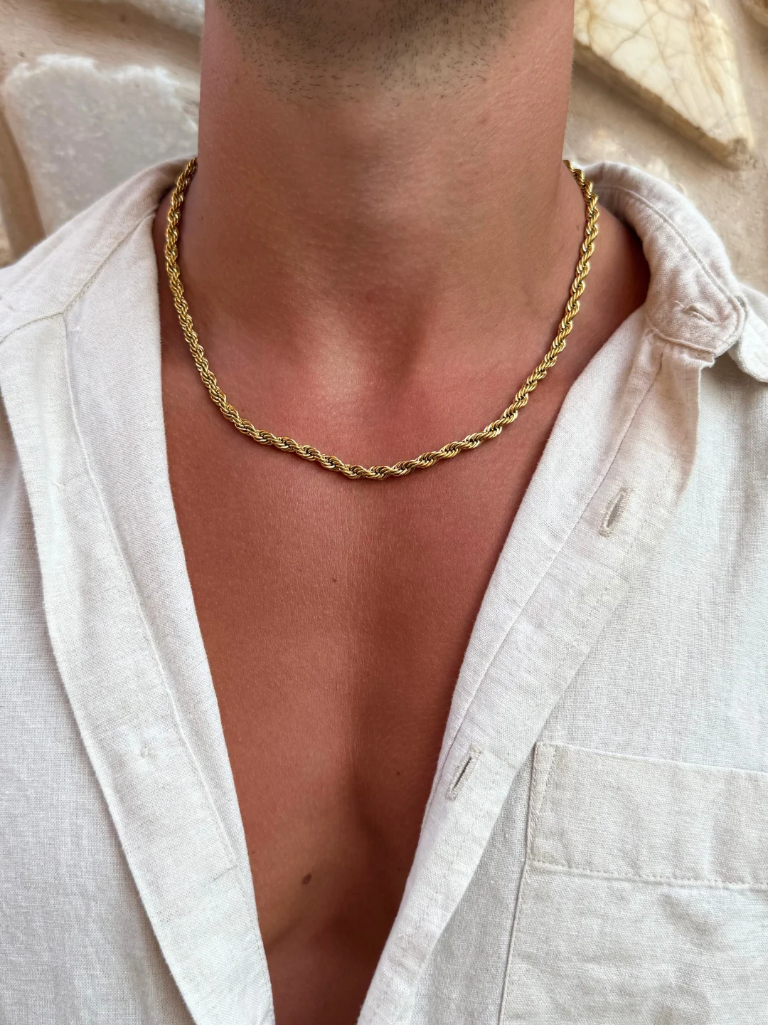 ROPE CHAIN 5MM | 18K Gold - Image 4