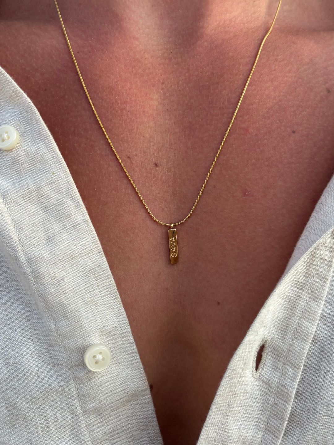 SAVA NECKLACE | 18K Gold - Image 5