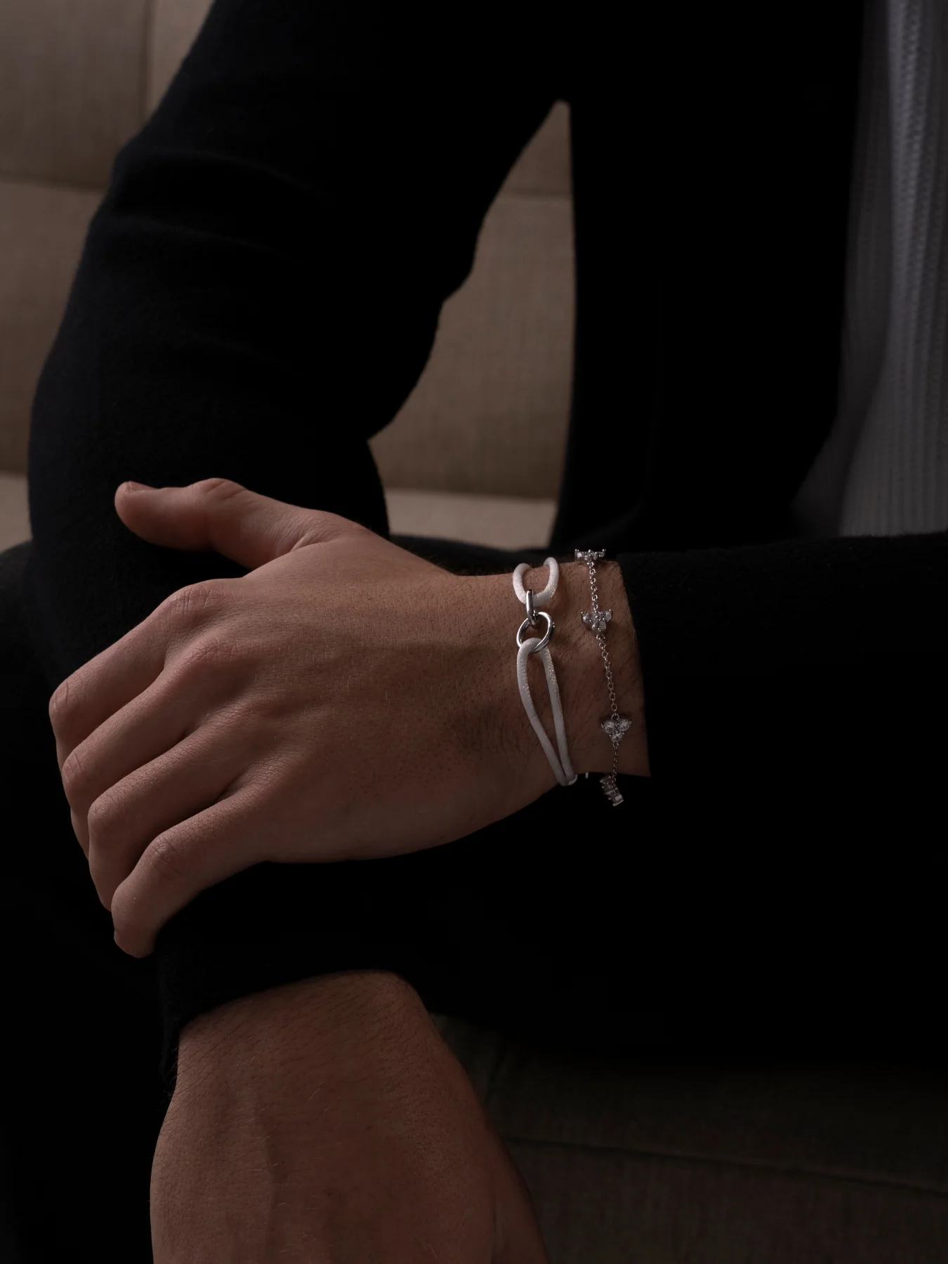 SNOW UNITY BRACELET | Silver - Image 5