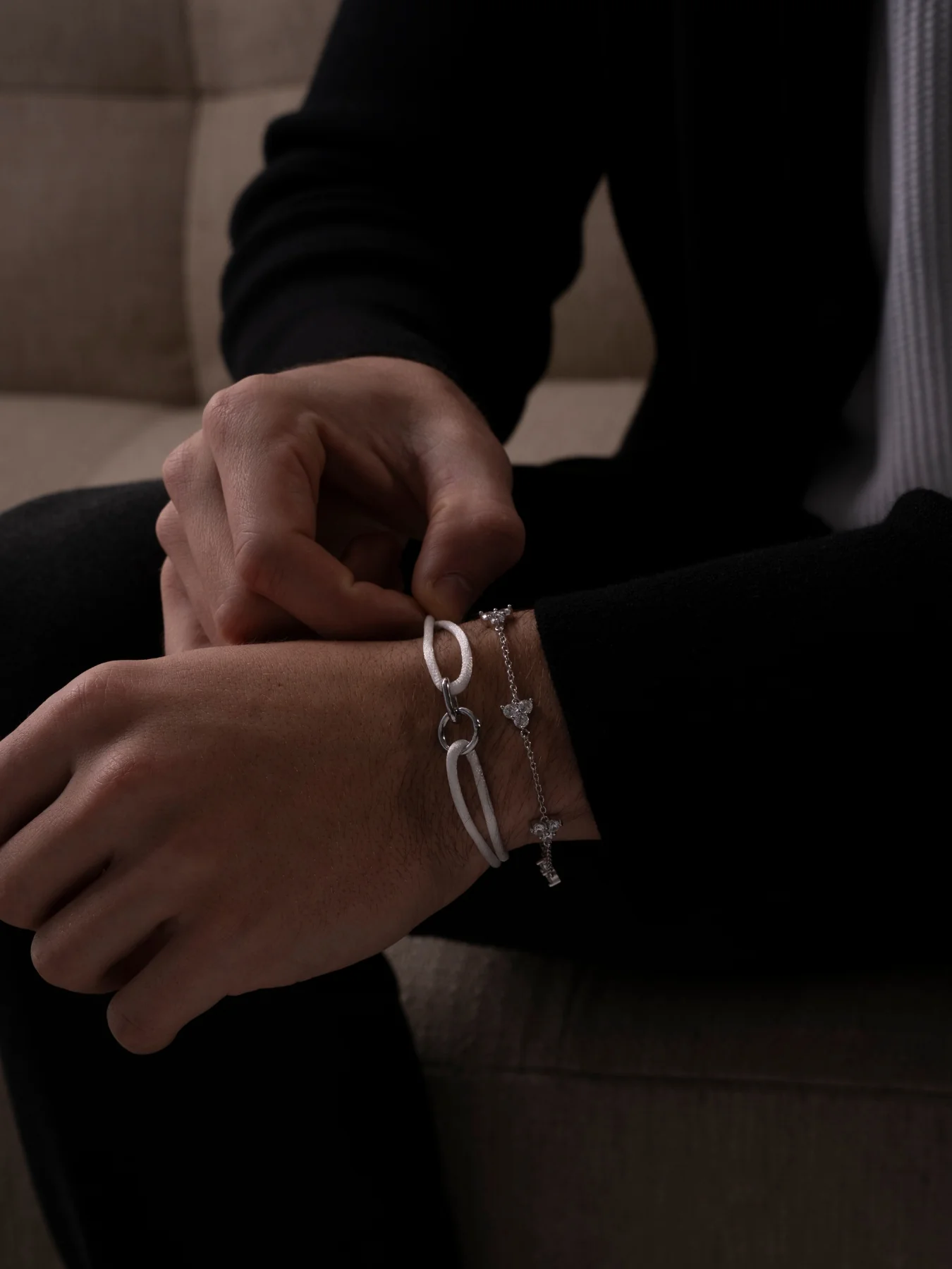 SNOW UNITY BRACELET | Silver - Image 6