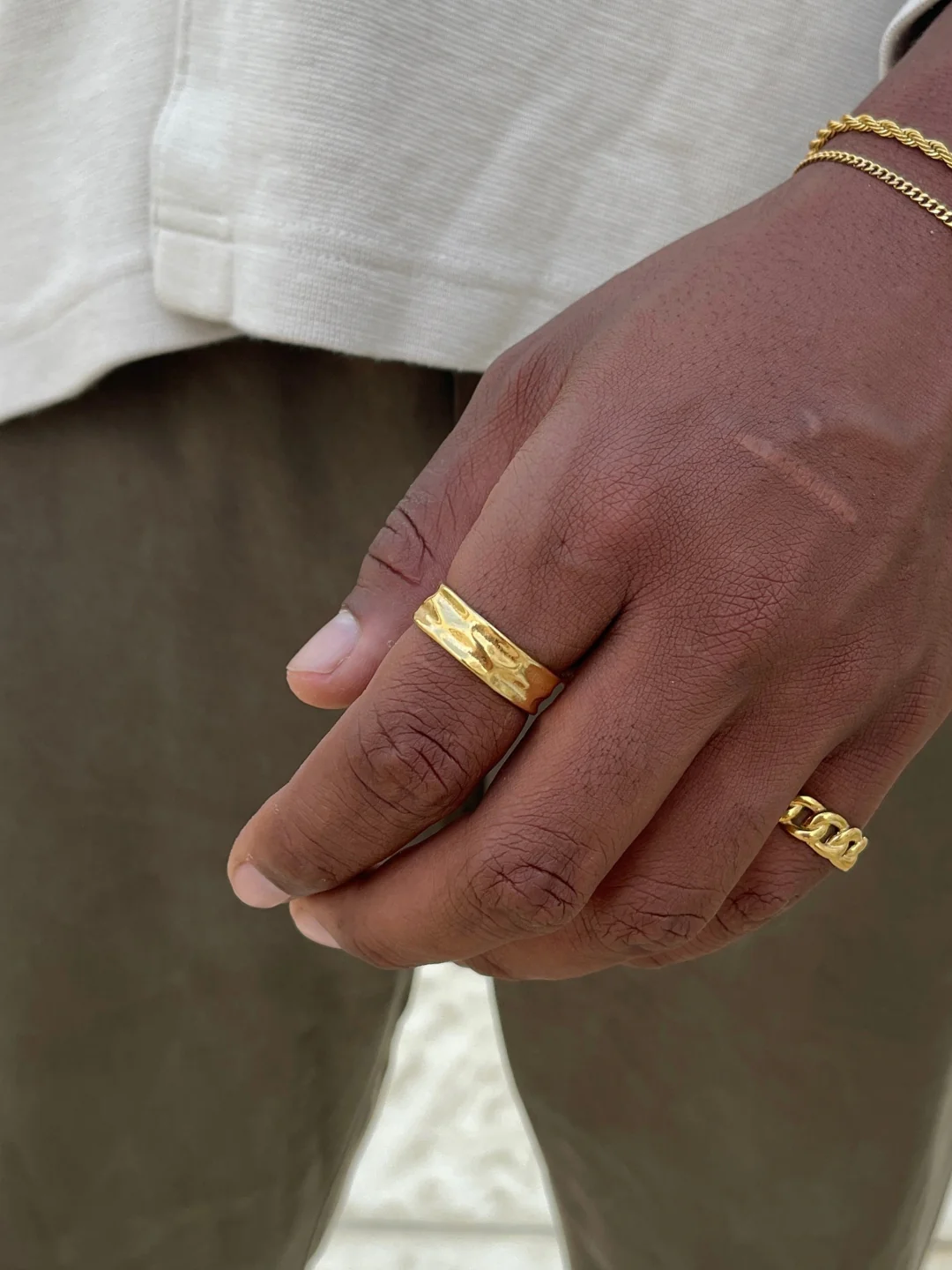 UNISIZE AMSTERDAM RING | 18K Gold - Image 4