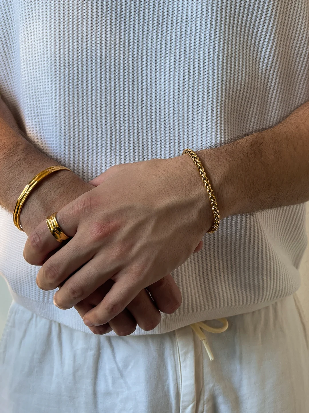 WHEAT BRACELET 5MM | 18K Gold - Image 2